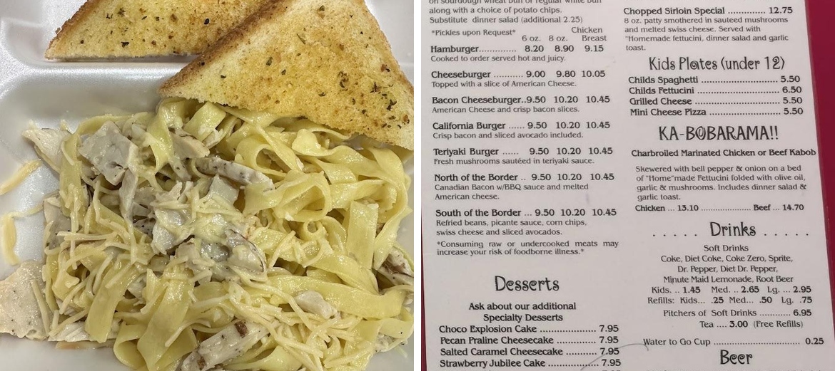 Panjo's Pizza & Pasta Menu